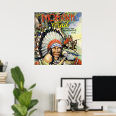 Mohawk Trail, Aussicht auf die Amerikanische Urein Poster (Heimbüro)