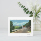 Mohawk Trail Hairpin Turn & Observation Tower Postkarte (Stehend Vorderseite)