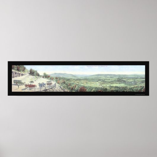 Mohawk Trail Turn MA Foto 1921 Poster (Vorne)