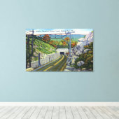 Mohawk Wanderweg Aussicht W. Eintritt nach Hoosac Leinwanddruck (Insitu (Holzboden))