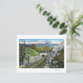 Mohawk Wanderweg Aussicht W. Eintritt nach Hoosac Postkarte (Stehend Vorderseite)