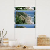 Mohegan Bluffs Block Island 1 Poster (Küche)