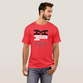 Mohegan Pequot Eisenbahn - Est. 1980 - Rot T-Shirt (Vorne ganz)