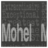 Mohel Extraordinaire Stoff (Nahaufnahme)