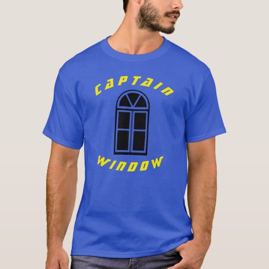 MOHF | Captain Window - Deep Royal2: Unisex   T-Shirt (Vorderseite)