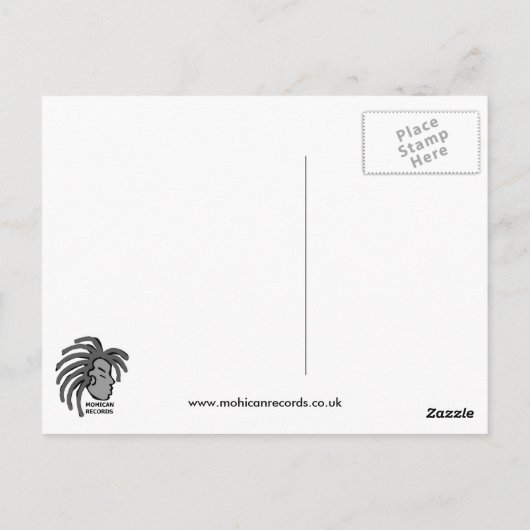 Mohican Platten Postkarten (Rückseite)