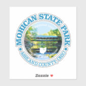 Mohican Staat Park Aufkleber (Blatt)
