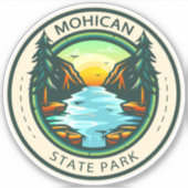 Mohican Staat Park Ohio Abzeichen Aufkleber (Vorderseite)