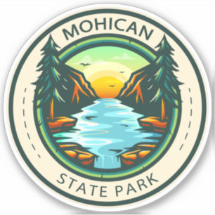 Mohican Staat Park Ohio Abzeichen Aufkleber