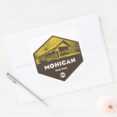 Mohican State Park Ohio Quadratischer Aufkleber (Umschlag)