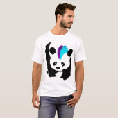 Mohikaner-Panda T-Shirt (Vorne ganz)