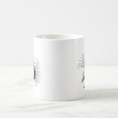 Mohikaner-Schädel Kaffeetasse (Mittel)