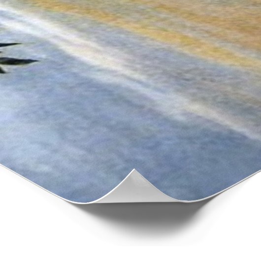 MOHINI AUF EINEM SCHWIMMBEUTEL POSTER (Ecke)