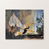 MOHINI AUF EINEM SCHWINGEN-Puzzlespiel Puzzle (Horizontal)