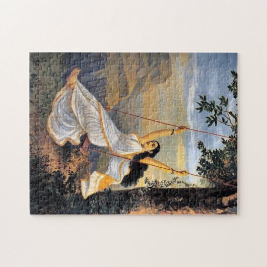 MOHINI AUF EINEM SCHWINGEN-Puzzlespiel Puzzle (Horizontal)