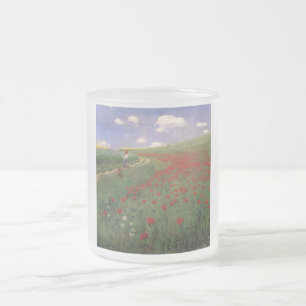 Mohn auf dem Feld SZINYEI MERSE, Pál rote Blume Mattglastasse