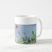 Mohn auf dem Flügelkrug Kaffeetasse (VorderseiteRechts)