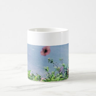 Mohn auf dem Flügelkrug Kaffeetasse
