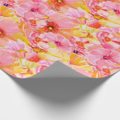 Mohn auf Mohn Geschenkpapier (Ecke)