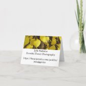 Mohn aus dem Himmel Feiertagskarte (Rückseite)