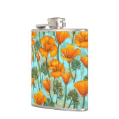 Mohn aus Kalifornien Flachmann (Links)
