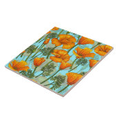 Mohn aus Kalifornien Fliese (Seite)