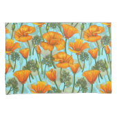 Mohn aus Kalifornien Kissenbezug (Vorderseite-Rechts)