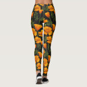Mohn aus Kalifornien Leggings (Rückseite)