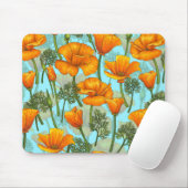 Mohn aus Kalifornien Mousepad (Mit Mouse)