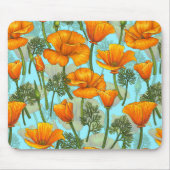 Mohn aus Kalifornien Mousepad (Vorne)