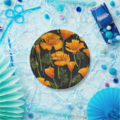 Mohn aus Kalifornien Pappteller (Party)