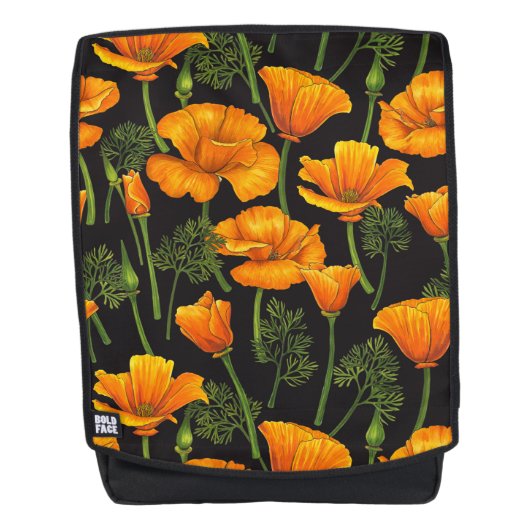 Mohn aus Kalifornien Rucksack (Vorderseite)