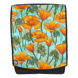 Mohn aus Kalifornien Rucksack