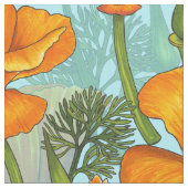 Mohn aus Kalifornien Stoff (Nahaufnahme)