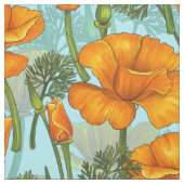 Mohn aus Kalifornien Stoff (Muster)
