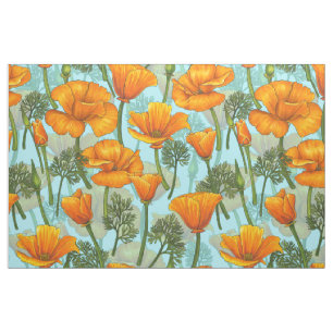 Mohn aus Kalifornien Stoff