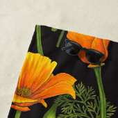 Mohn aus Kalifornien Strandtuch (Beispiel)