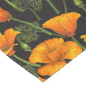 Mohn aus Kalifornien Tischdecke (Schrägansicht)