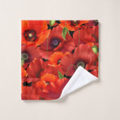 Mohn Badhandtuch Set (Waschlappen)
