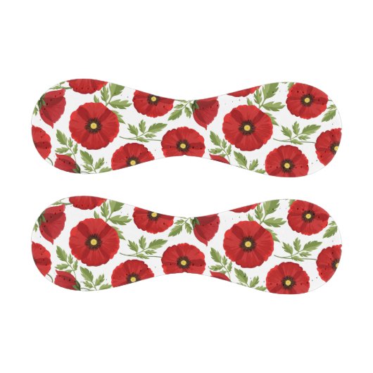 Mohn blüht fröhlich Sommer Blume Baseball (Paneele)