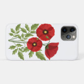 Mohn blüht fröhlich Sommer Blume Case-Mate iPhone Hülle (Rückseite (Horizontal))