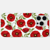 Mohn blüht fröhlich Sommer Blume Case-Mate iPhone Hülle (Rückseite (Horizontal))