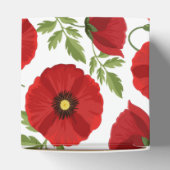 Mohn blüht fröhlich Sommer Blume Geschenkschachtel (Oben)