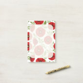 Mohn blüht fröhlich Sommer Blume Post-it Klebezettel (Auf Schreibtisch)