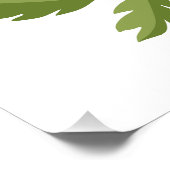 Mohn blüht fröhlich Sommer Blume Poster (Ecke)