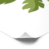 Mohn blüht fröhlich Sommer Blume Poster (Ecke)