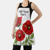 Mohn blüht fröhlich Sommer Blume Schürze (InSitu)