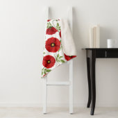 Mohn blüht fröhlich Sommer Blume Sherpadecke (Beispiel)