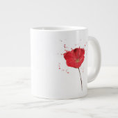 Mohn Blume 2 Jumbo-Tasse (Vorderseite Rechts)