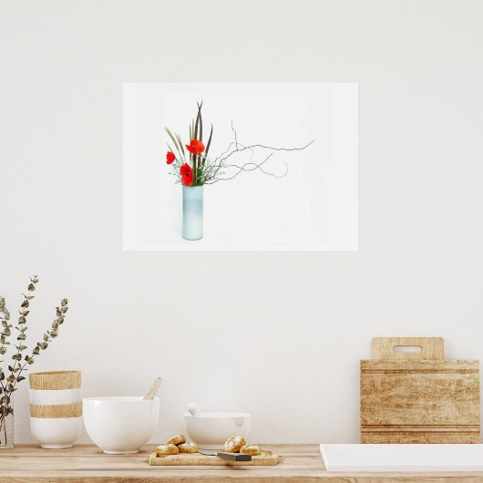 Mohn-Blume Poster (Küche)